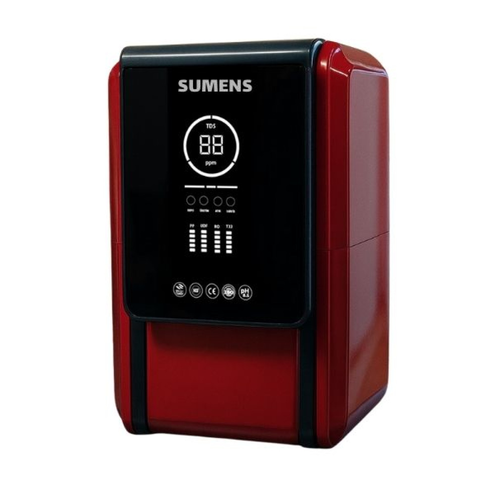 Sumens SM-16 Akıllı Dİjital 8 Litre Kırmızı Su Arıtma Cihazı