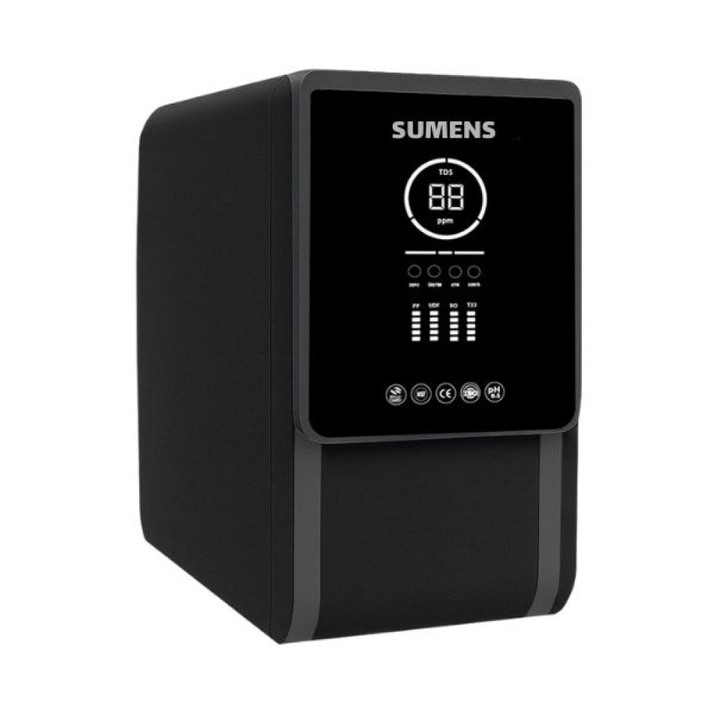 Sumens SM-16 Akıllı Dİjital 8 Litre Siyah Su Arıtma Cihazı