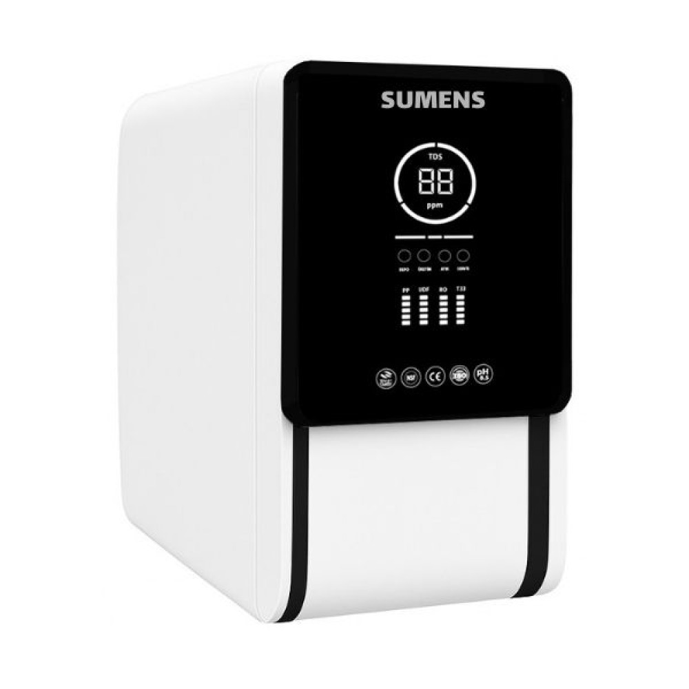 Sumens SM-16 Akıllı Dİjital 8 Litre Beyaz/Siyah Su Arıtma Cihazı